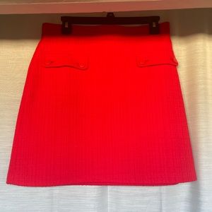 LOFT Red Mini Skirt Size M